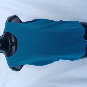 NWT August Silk Teal Top sz L